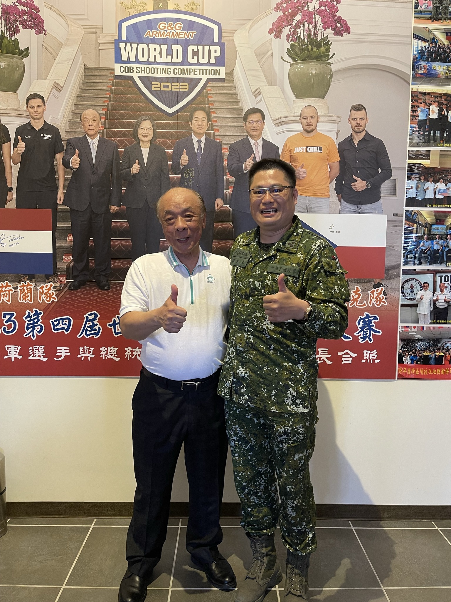 南投後備旅 參訪 軍警戰術射擊訓練系統