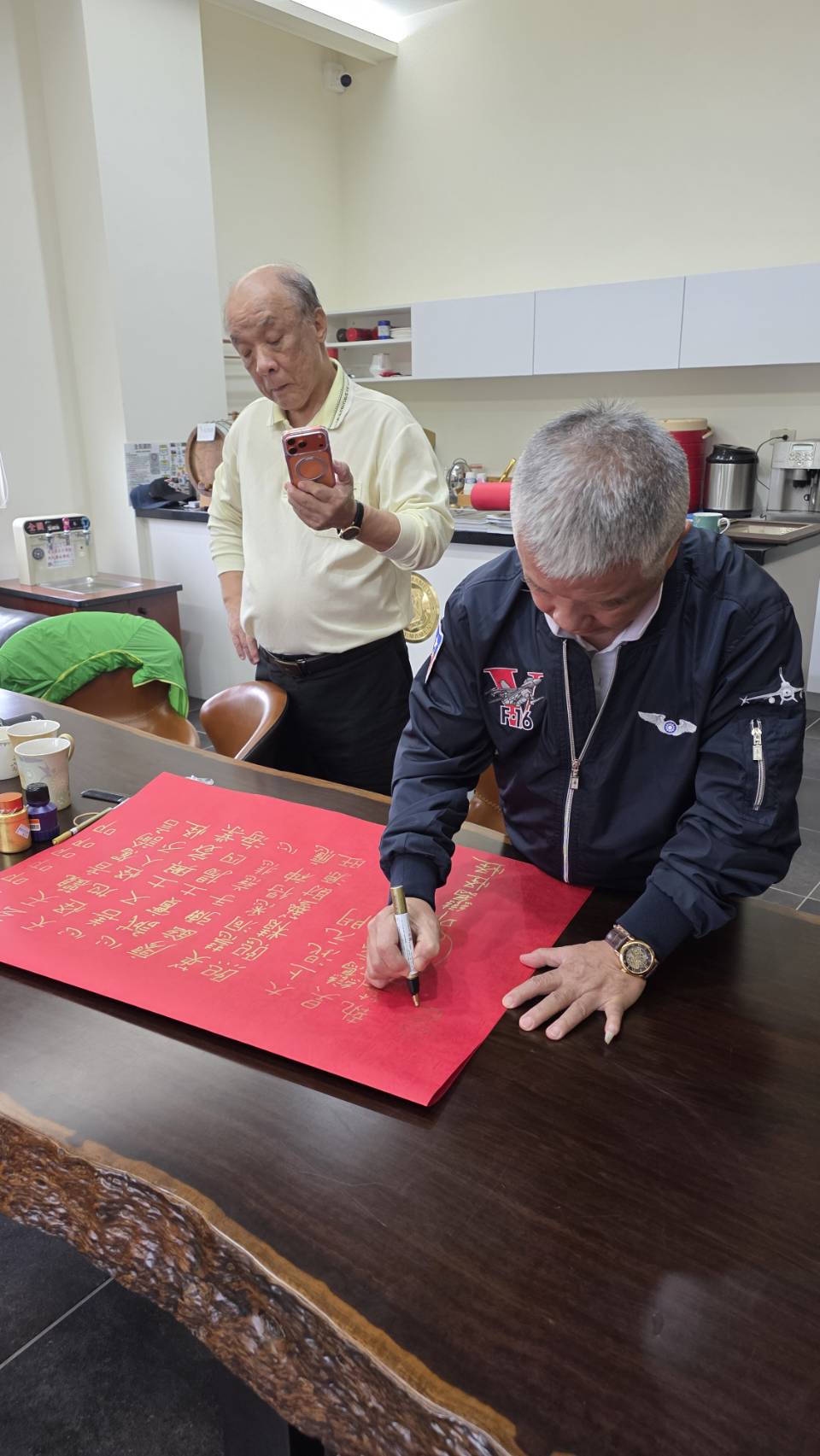 藏頭文達人 陳榮楷 先生 贈文