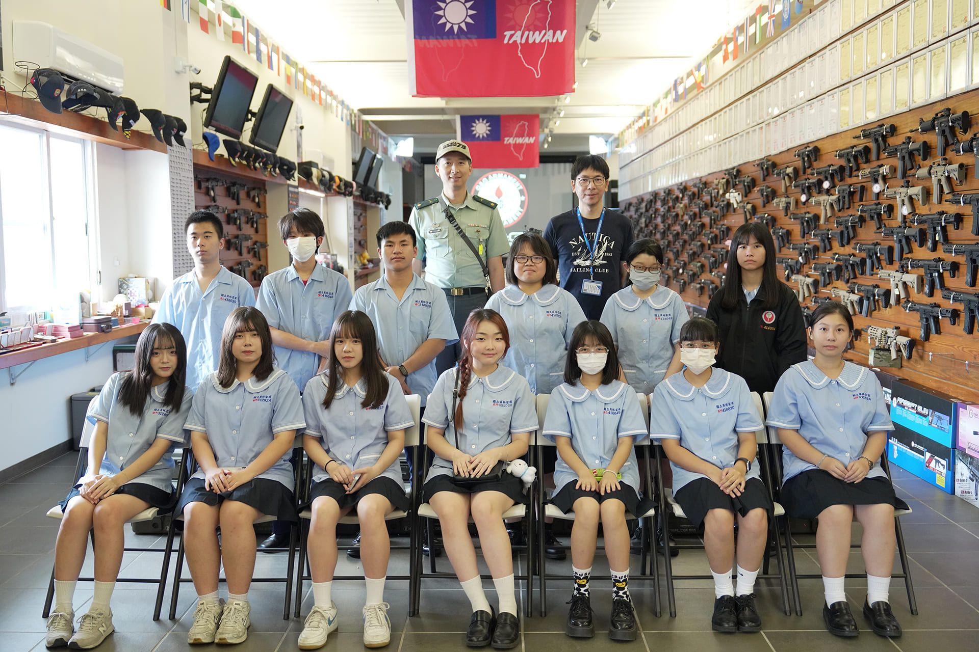 國立員林高級家事商業職業學校 軍事研究社 參訪