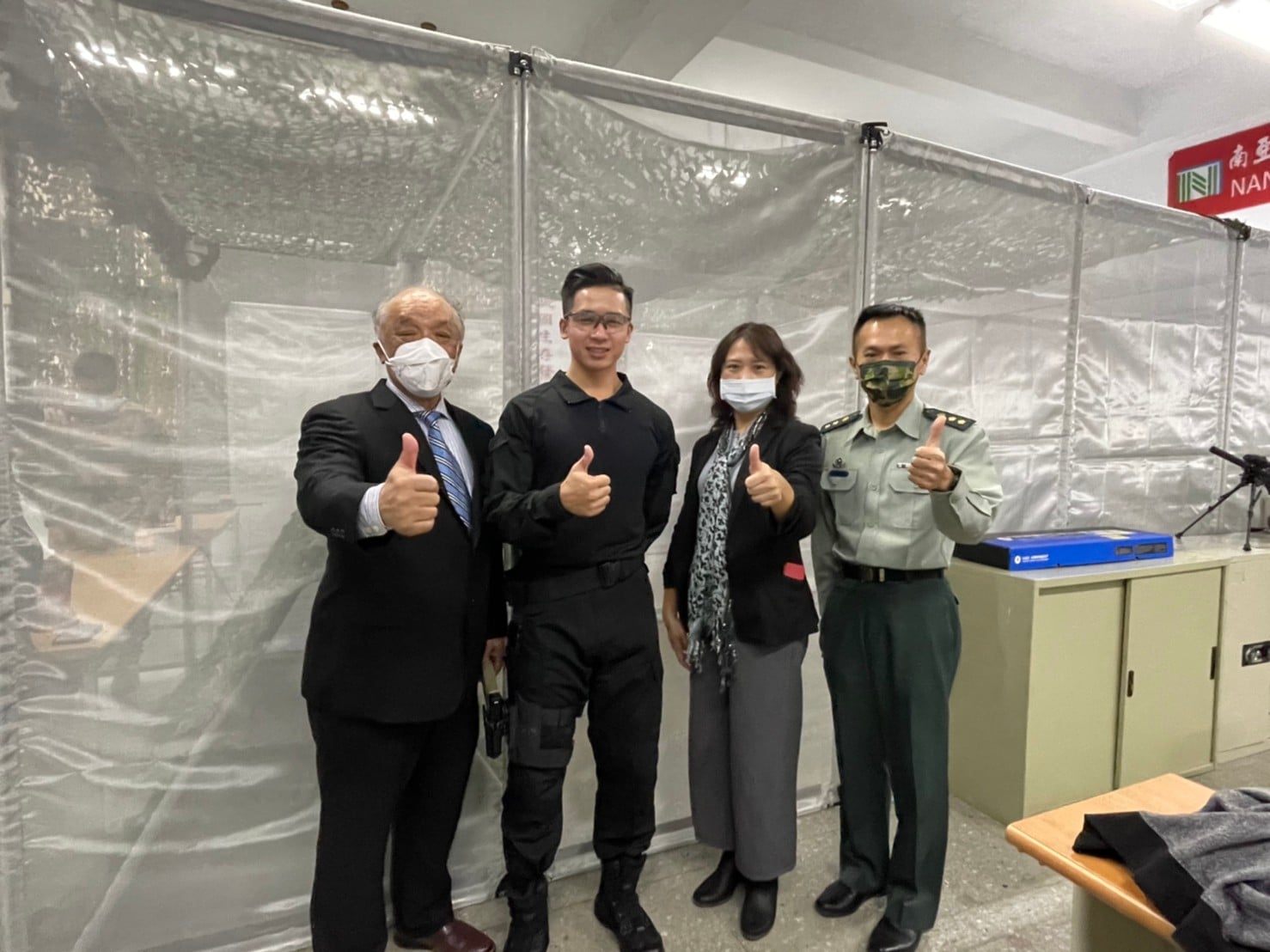 「國防部南亞ROTC專業大學」南亞技術學院 ROTC 大學儲備軍官訓練團參訪