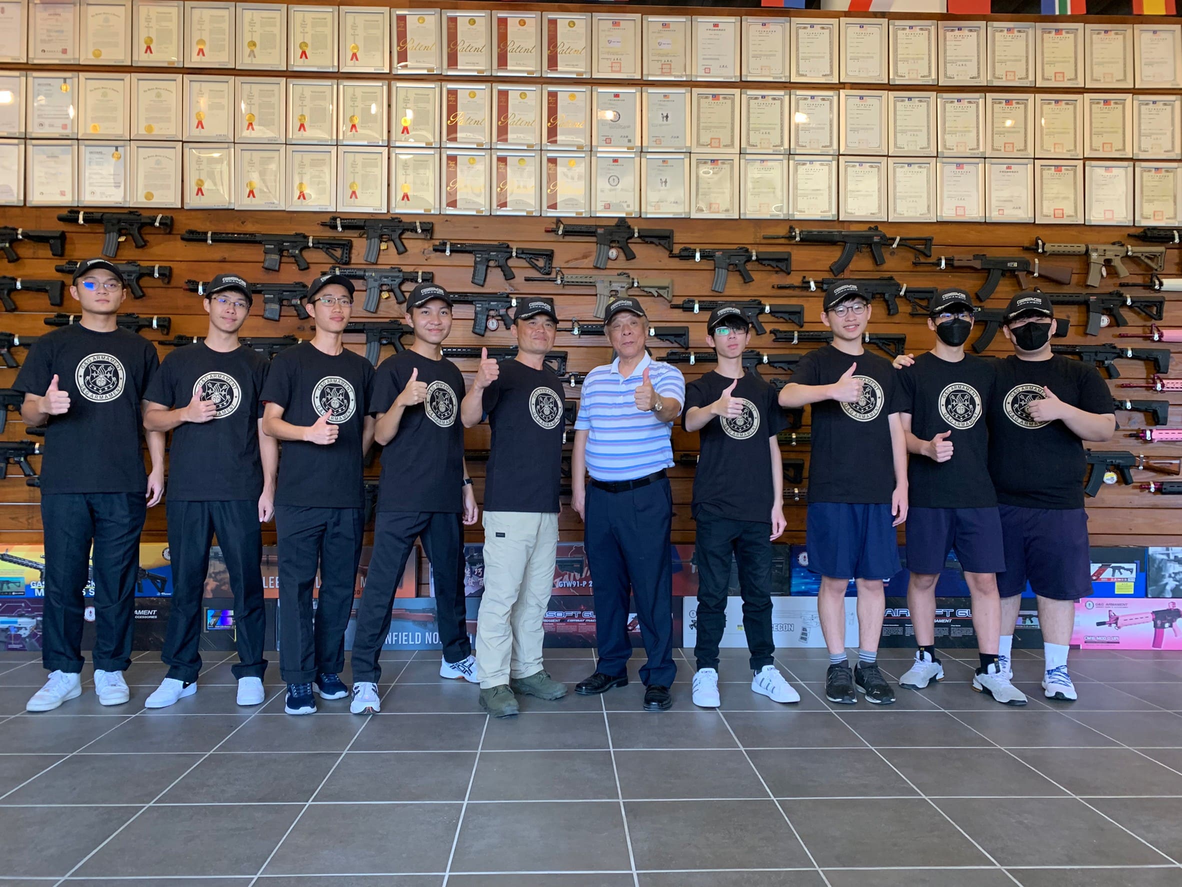 臺南市全民國防教育協會 蘇豐裕 教官, 帶領臺南第一高級中學, 臺南市興國中學參訪