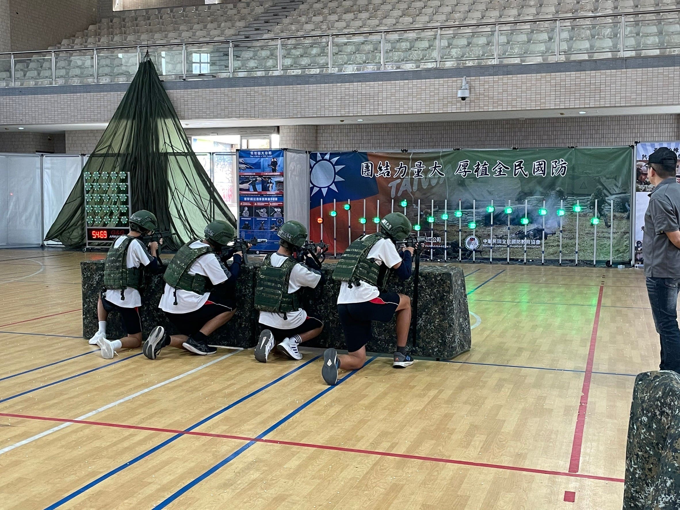 輔英科技大學_全民國防教育多元活動_Airsoft Gun 射擊競賽