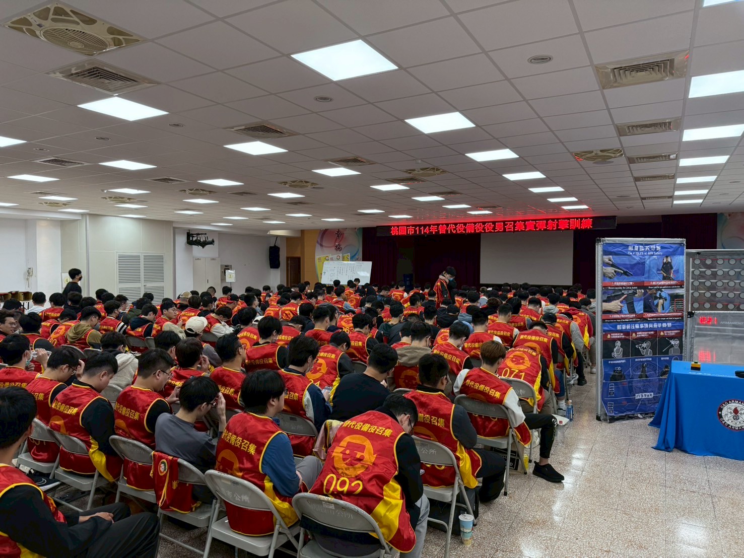 桃園市114年替代役備役役男召集實彈射擊訓練