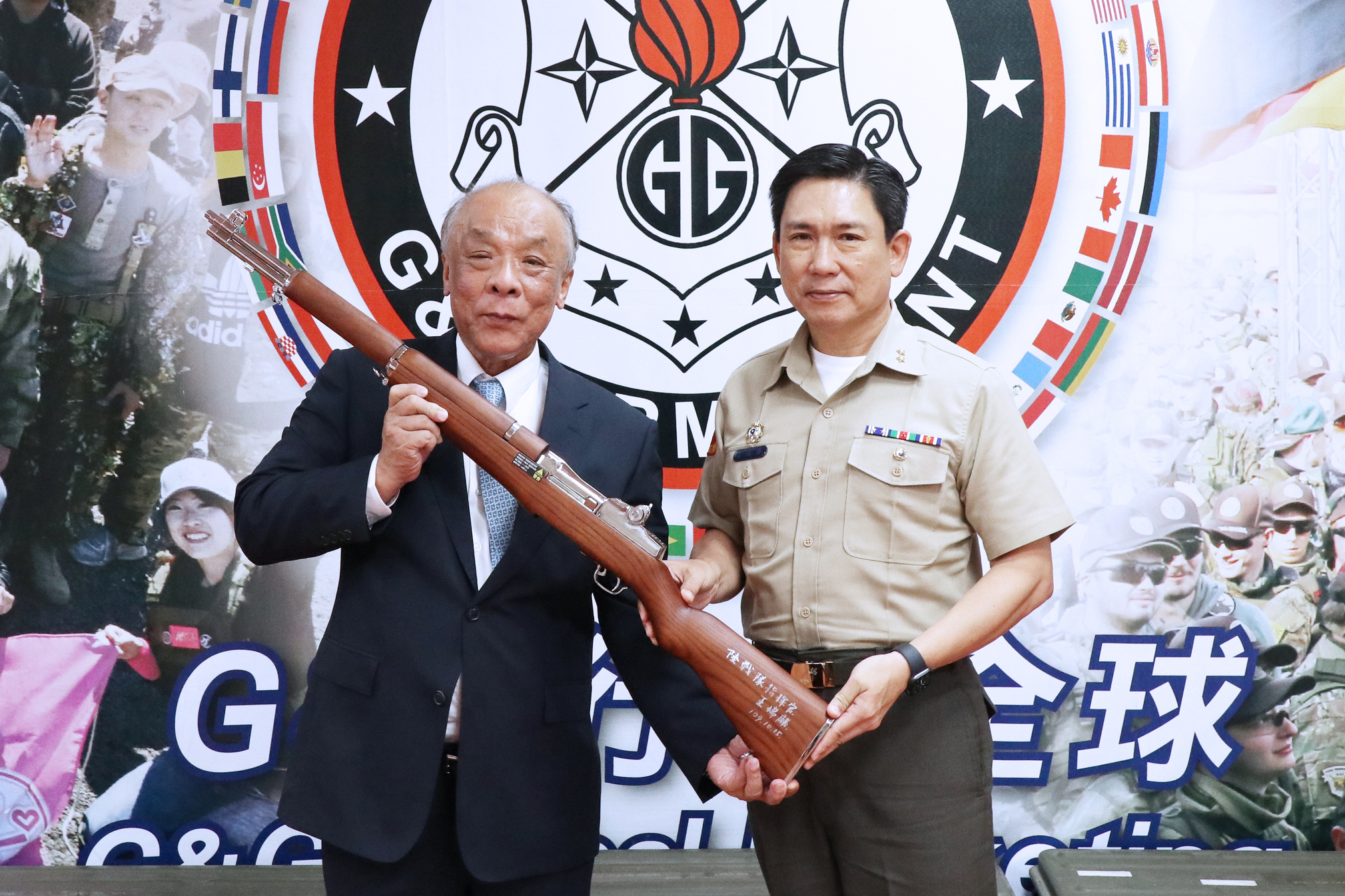 海軍陸戰隊司令官王瑞麟參訪