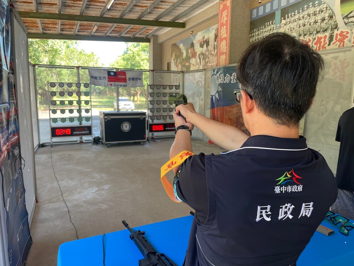 臺中市政府替代役備役役男實彈射擊訓練演訓召集