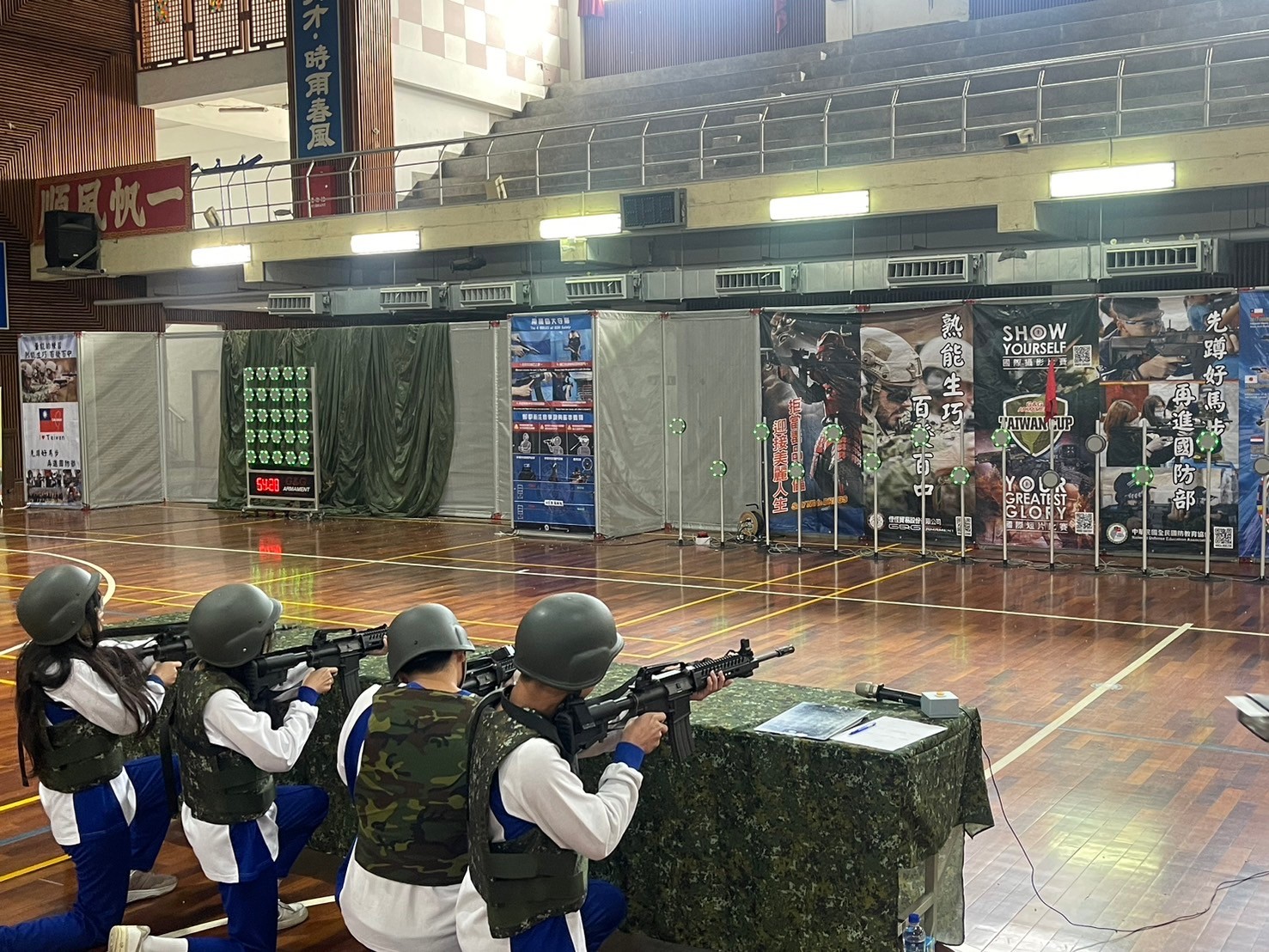 南投縣防治學生藥物濫用暨推動 全民國防教育 Airsoft Gun 射擊競賽_南投高中