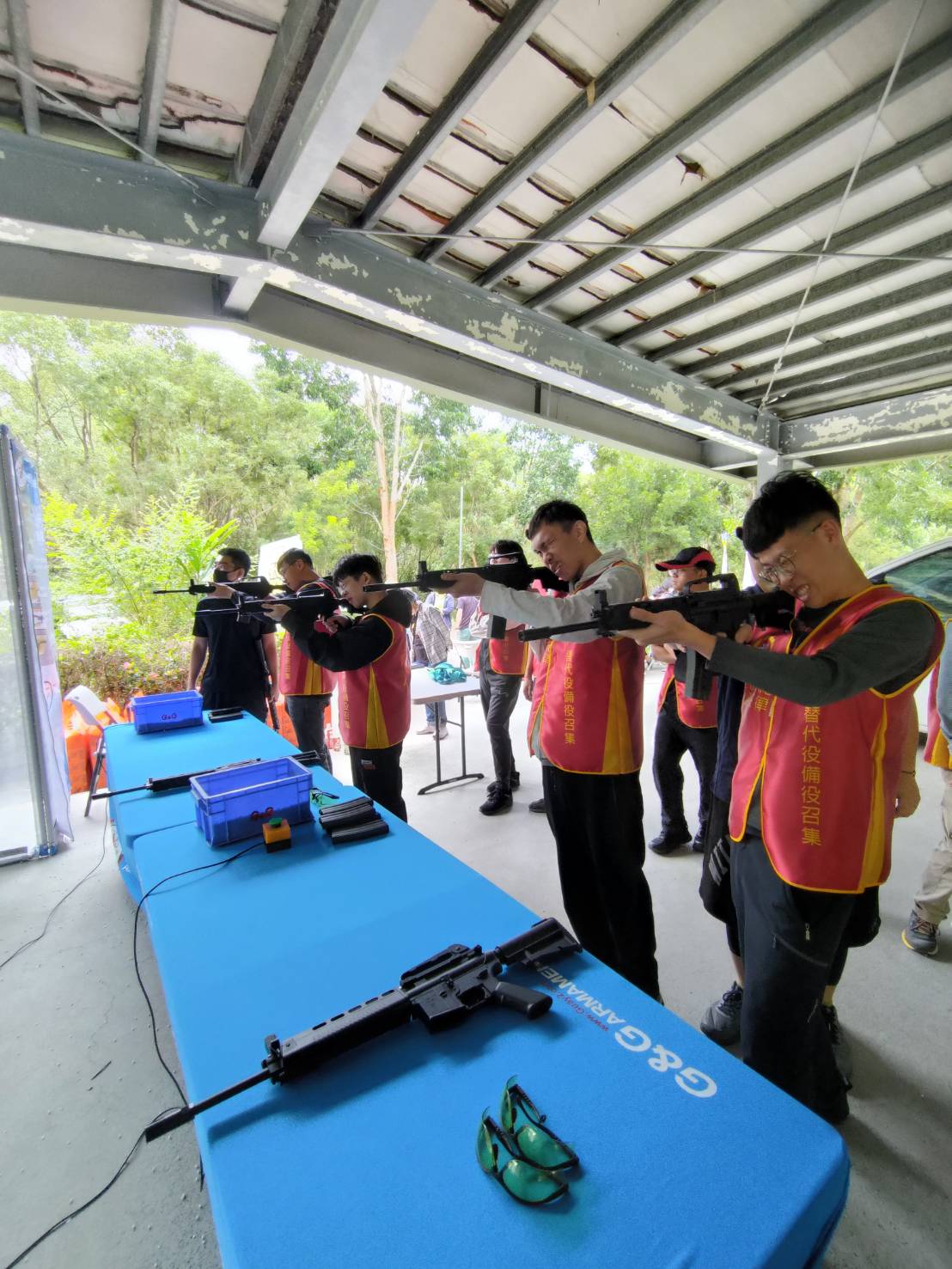 嘉義縣政府替代役備役役男實彈射擊訓練演訓召集