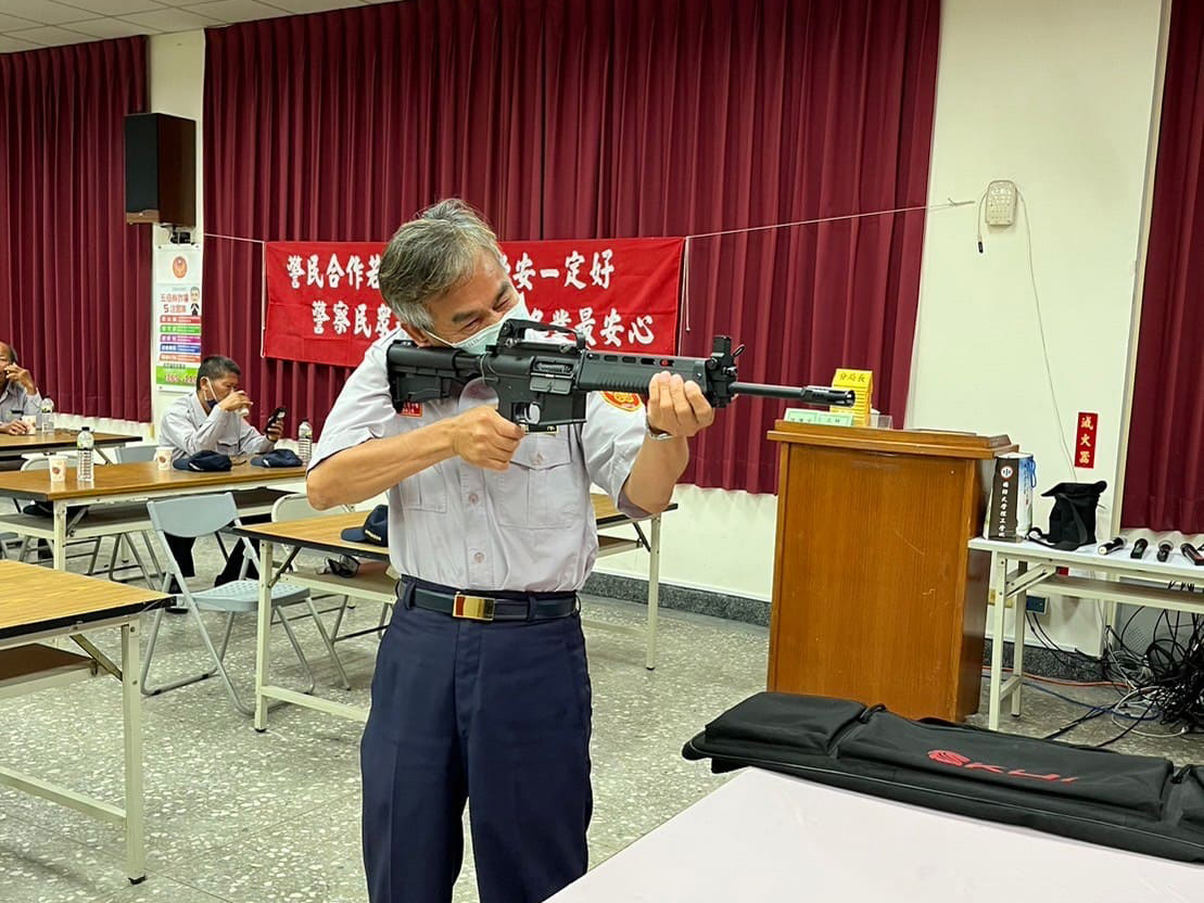 學甲警分局義警中隊整編訓練