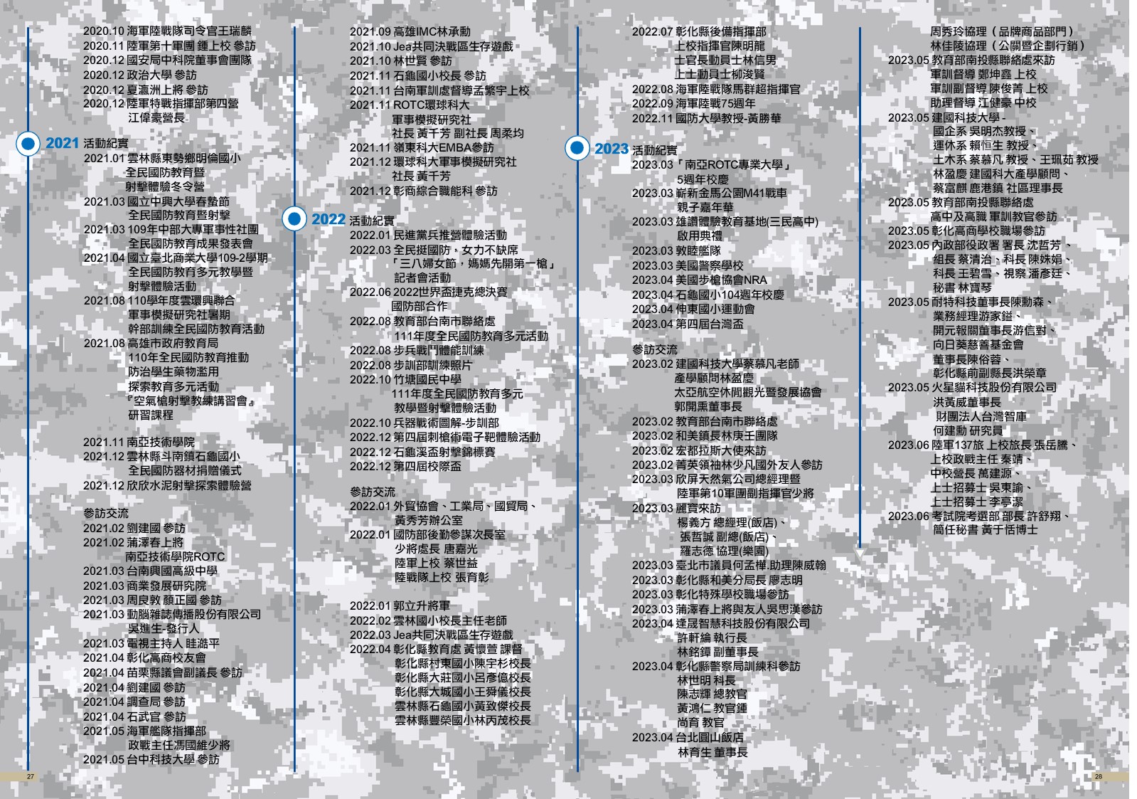 全民國防教育推廣手冊